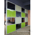 V1080 factory directly sell latest room dividers trade assurance custom made aluminium frame tempered glass partition wall